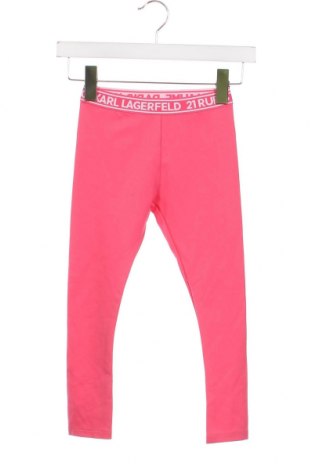 Detské legíny  Karl Lagerfeld, Veľkosť 4-5y/ 110-116 cm, Farba Ružová, Cena  15,16 €