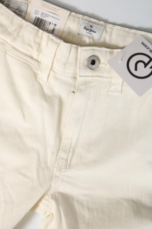 Pantaloni pentru copii Pepe Jeans, Mărime 8-9y/ 134-140 cm, Culoare Ecru, Preț 114,08 Lei