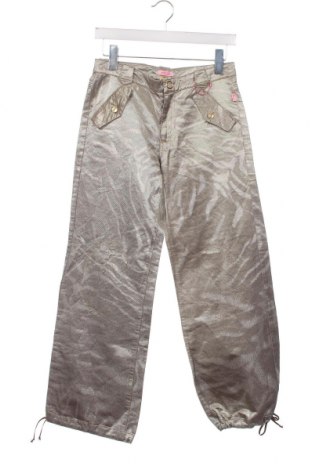 Pantaloni pentru copii Roberto Cavalli, Mărime 11-12y/ 152-158 cm, Culoare Auriu, Preț 119,93 Lei