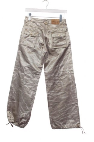 Детски панталон Roberto Cavalli, Размер 11-12y/ 152-158 см, Цвят Златист, Цена 47,01 лв.