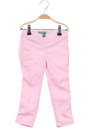 Detské nohavice  United Colors Of Benetton, Veľkosť 18-24m/ 86-98 cm, Farba Ružová, Cena  7,37 €