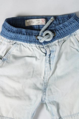Детски панталон Zara, Размер 6-9m/ 68-74 см, Цвят Син, Цена 13,69 лв.