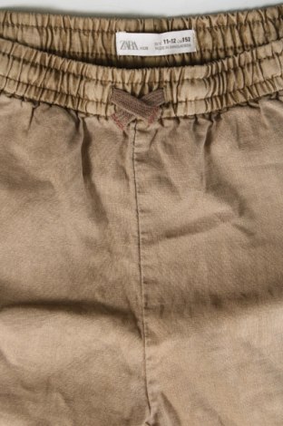 Pantaloni pentru copii Zara, Mărime 10-11y/ 146-152 cm, Culoare Verde, Preț 18,85 Lei