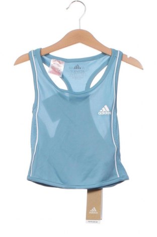 Μπλουζάκι αμάνικο παιδικό Adidas, Μέγεθος 7-8y/ 128-134 εκ., Χρώμα Μπλέ, Τιμή 10,85 €