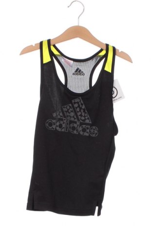 Μπλουζάκι αμάνικο παιδικό Adidas, Μέγεθος 7-8y/ 128-134 εκ., Χρώμα Μαύρο, Τιμή 10,25 €