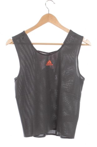 Μπλουζάκι αμάνικο παιδικό Adidas, Μέγεθος 14-15y/ 168-170 εκ., Χρώμα Γκρί, Τιμή 6,30 €
