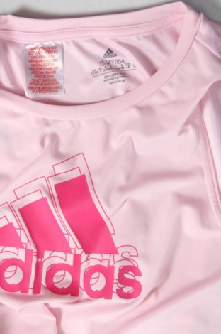 Μπλουζάκι αμάνικο παιδικό Adidas, Μέγεθος 13-14y/ 164-168 εκ., Χρώμα Ρόζ , Τιμή 11,47 €