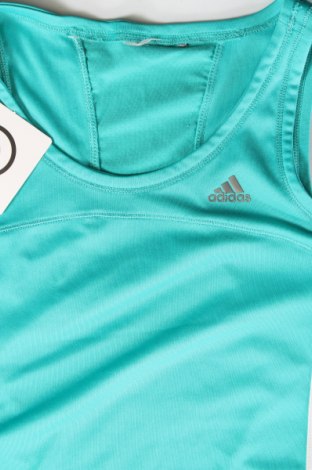 Μπλουζάκι αμάνικο παιδικό Adidas, Μέγεθος 9-10y/ 140-146 εκ., Χρώμα Πράσινο, Τιμή 4,83 €