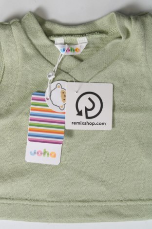 Μπλουζάκι αμάνικο παιδικό Joha, Μέγεθος 2-3m/ 56-62 εκ., Χρώμα Πράσινο, Τιμή 5,98 €
