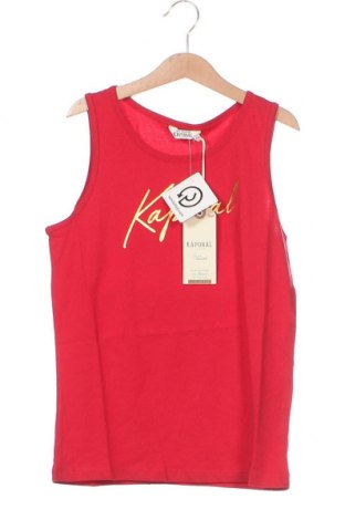 Μπλουζάκι αμάνικο παιδικό Kaporal, Μέγεθος 11-12y/ 152-158 εκ., Χρώμα Κόκκινο, Τιμή 5,78 €
