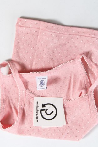 Μπλουζάκι αμάνικο παιδικό Petit Bateau, Μέγεθος 18-24m/ 86-98 εκ., Χρώμα Ρόζ , Τιμή 26,29 €