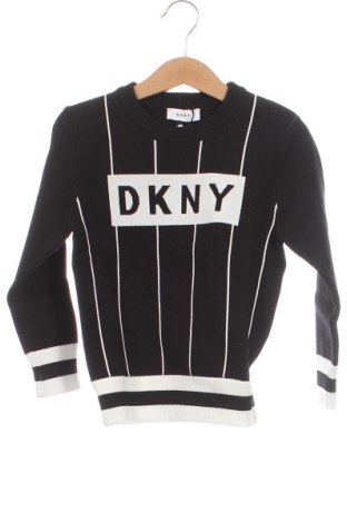 Детски пуловер DKNY, Размер 4-5y/ 110-116 см, Цвят Черен, Цена 81,00 лв.