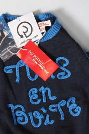 Детски пуловер Du Pareil Au Meme, Размер 12-18m/ 80-86 см, Цвят Син, Цена 12,42 лв.
