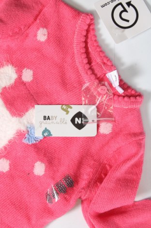 Dziecięcy sweter Grain De Ble, Rozmiar 12-18m/ 80-86 cm, Kolor Różowy, Cena 35,99 zł