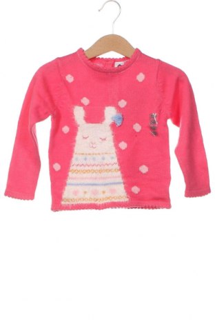 Детски пуловер Grain De Ble, Размер 12-18m/ 80-86 см, Цвят Розов, Цена 16,20 лв.