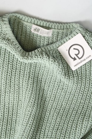 Detský sveter  H&M, Veľkosť 8-9y/ 134-140 cm, Farba Zelená, Cena  6,46 €