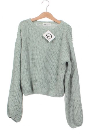 Dziecięcy sweter H&M, Rozmiar 8-9y/ 134-140 cm, Kolor Zielony, Cena 36,43 zł