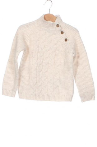Детски пуловер Kiabi, Размер 3-4y/ 104-110 см, Цвят Екрю, Цена 16,20 лв.