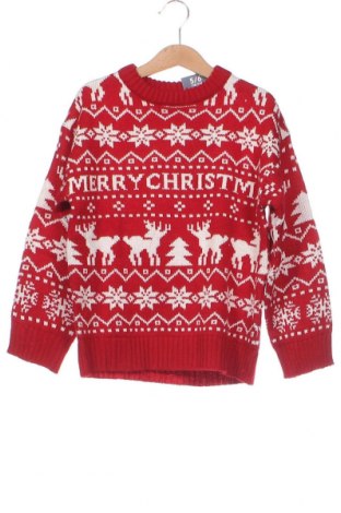 Детски пуловер Lefties, Размер 5-6y/ 116-122 см, Цвят Червен, Цена 15,39 лв.