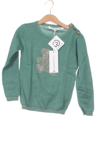 Dziecięcy sweter LuluCastagnette, Rozmiar 5-6y/ 116-122 cm, Kolor Zielony, Cena 47,58 zł