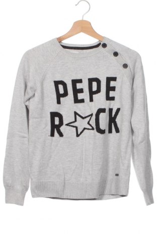 Детски пуловер Pepe Jeans, Размер 13-14y/ 164-168 см, Цвят Сив, Цена 43,35 лв.