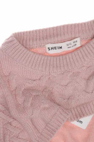 Детски пуловер SHEIN, Размер 4-5y/ 110-116 см, Цвят Розов, Цена 10,54 лв.
