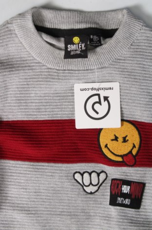 Detský sveter  Smiley World, Veľkosť 7-8y/ 128-134 cm, Farba Sivá, Cena  5,13 €