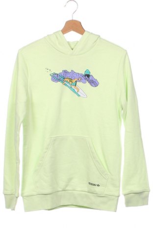 Gyerek sweatshirt Adidas Originals, Méret 13-14y / 164-168 cm, Szín Zöld, Ár 17 467 Ft