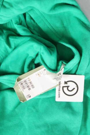 Gyerek sweatshirt H&M, Méret 12-13y / 158-164 cm, Szín Zöld, Ár 8 879 Ft