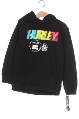 Gyerek sweatshirt Hurley, Méret 5-6y / 116-122 cm, Szín Fekete, Ár 16 034 Ft