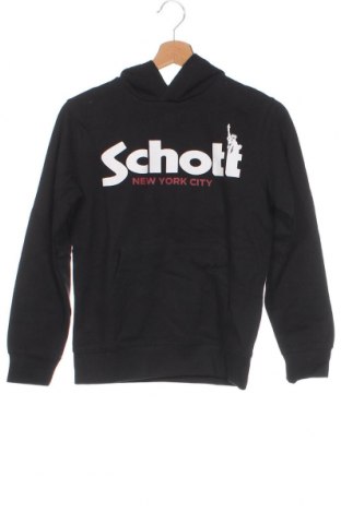Gyerek sweatshirt Schott, Méret 12-13y / 158-164 cm, Szín Fekete, Ár 18 943 Ft