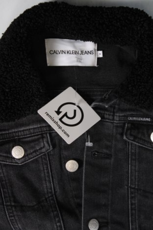Geacă de blugi, pentru copii Calvin Klein Jeans, Mărime 9-10y/ 140-146 cm, Culoare Gri, Preț 154,75 Lei
