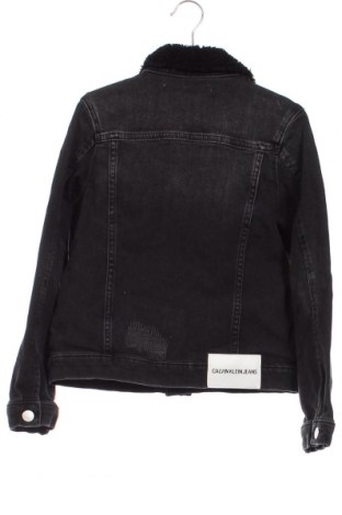 Παιδικό τζίν μπουφάν Calvin Klein Jeans, Μέγεθος 9-10y/ 140-146 εκ., Χρώμα Γκρί, Τιμή 31,03 €