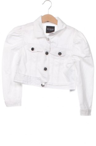 Detská džínsová bunda  Guess, Veľkosť 6-7y/ 122-128 cm, Farba Biela, Cena  14,88 €