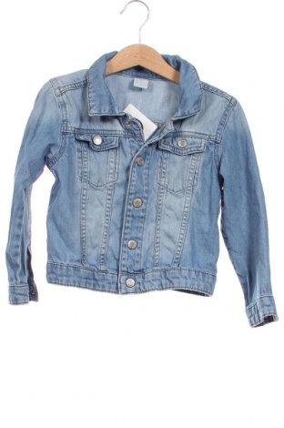 Kinder Jeansjacke H&M, Größe 3-4y/ 104-110 cm, Farbe Blau, Preis 7,67 €