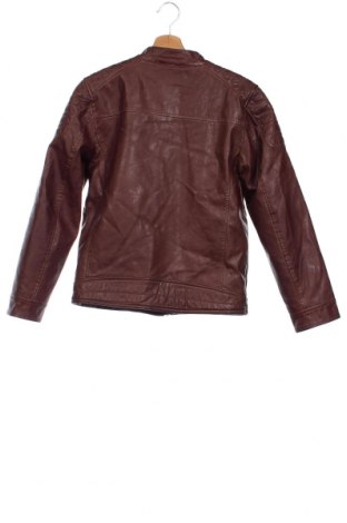 Dětská kožená bunda , Velikost 10-11y/ 146-152 cm, Barva Hnědá, Cena  184,00 Kč
