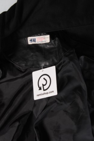 Detská kožená bunda  H&M, Veľkosť 8-9y/ 134-140 cm, Farba Čierna, Cena  27,26 €
