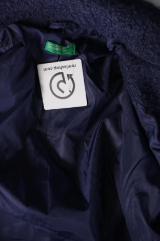 Детско палто United Colors Of Benetton, Размер 7-8y/ 128-134 см, Цвят Син, Цена 24,28 лв.