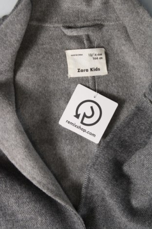Παιδικό παλτό Zara Kids, Μέγεθος 13-14y/ 164-168 εκ., Χρώμα Γκρί, Τιμή 14,40 €