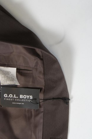 Παιδικό σακάκι G.o.l. Boys, Μέγεθος 7-8y/ 128-134 εκ., Χρώμα Καφέ, Τιμή 10,50 €