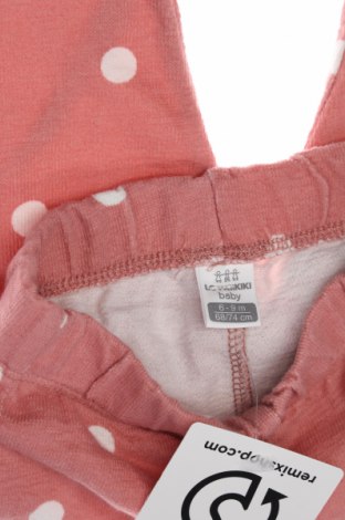 Dziecięce spodnie sportowe LC Waikiki, Rozmiar 6-9m/ 68-74 cm, Kolor Różowy, Cena 27,59 zł
