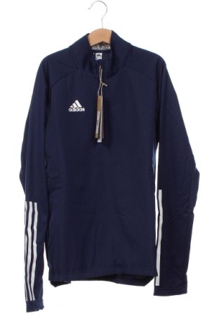 Dziecięca sportowa bluza Adidas, Rozmiar 11-12y/ 152-158 cm, Kolor Niebieski, Cena 97,42 zł