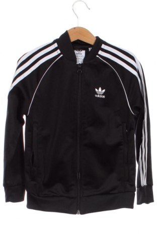 Детско спортно горнище Adidas Originals, Размер 5-6y/ 116-122 см, Цвят Черен, Цена 31,67 лв.