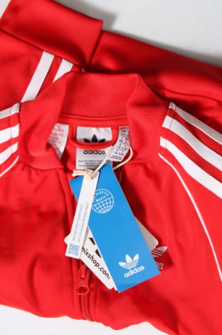 Детско спортно горнище Adidas Originals, Размер 5-6y/ 116-122 см, Цвят Червен, Цена 45,00 лв.