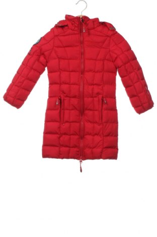 Dziecięca kurtka Geographical Norway, Rozmiar 7-8y/ 128-134 cm, Kolor Czerwony, Cena 251,89 zł