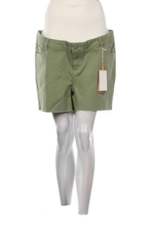 Къс панталон за бременни MAIAMAE, Размер XL, Цвят Зелен, Цена 17,71 лв.