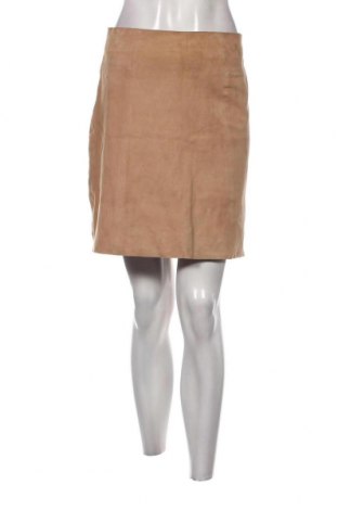 Δερμάτινη φούστα Hallhuber, Μέγεθος S, Χρώμα  Μπέζ, Τιμή 38,43 €