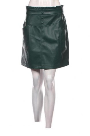 Δερμάτινη φούστα Naf Naf, Μέγεθος L, Χρώμα Πράσινο, Τιμή 6,71 €