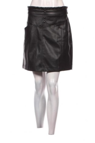 Kožená sukňa  Naf Naf, Veľkosť XL, Farba Čierna, Cena  9,59 €