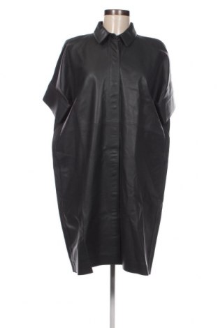 Δερμάτινο φόρεμα COS, Μέγεθος S, Χρώμα Μαύρο, Τιμή 57,83 €